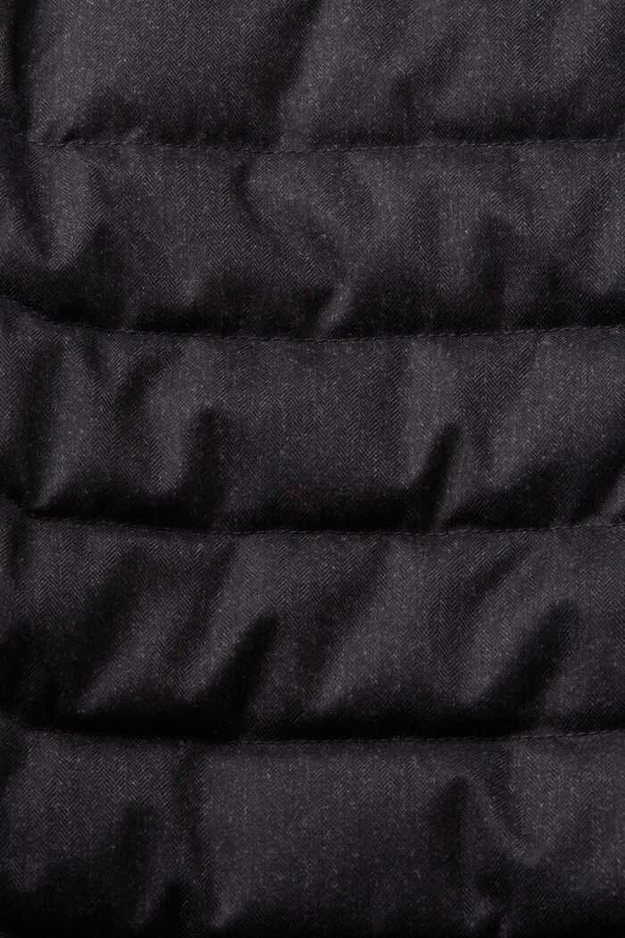 Recycelt: Leichte Pufferjacke, ANTHRACITE, detail image number 4