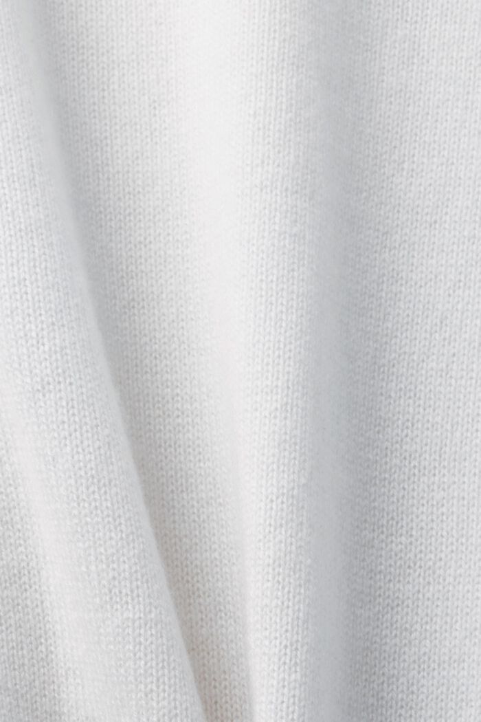Pull-over en cachemire, OFF WHITE, detail image number 6
