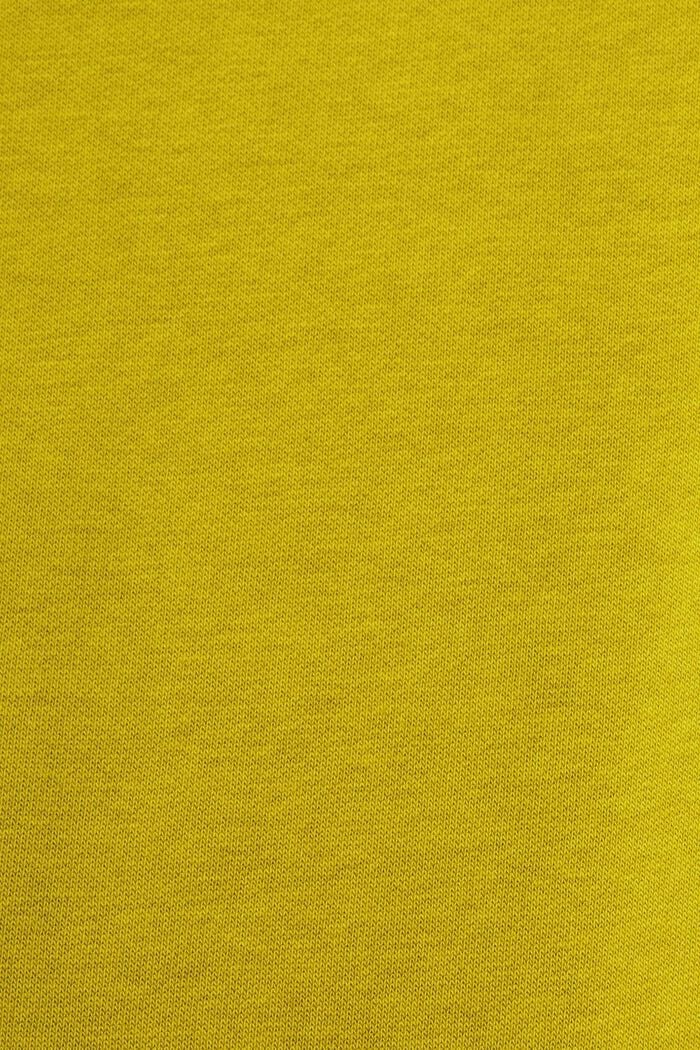 Fleece-Sweatshirt mit Rundhalsausschnitt, PISTACHIO GREEN, detail image number 5