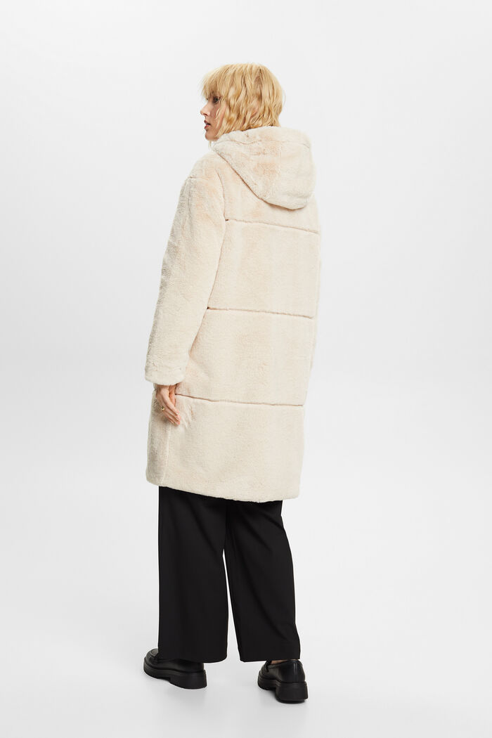 Manteau à capuche en fausse fourrure, ICE, detail image number 3