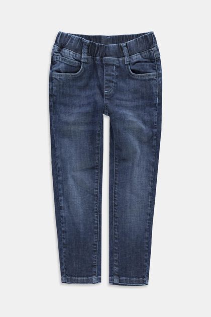 Recycelt: Jeans mit elastischem Bund
