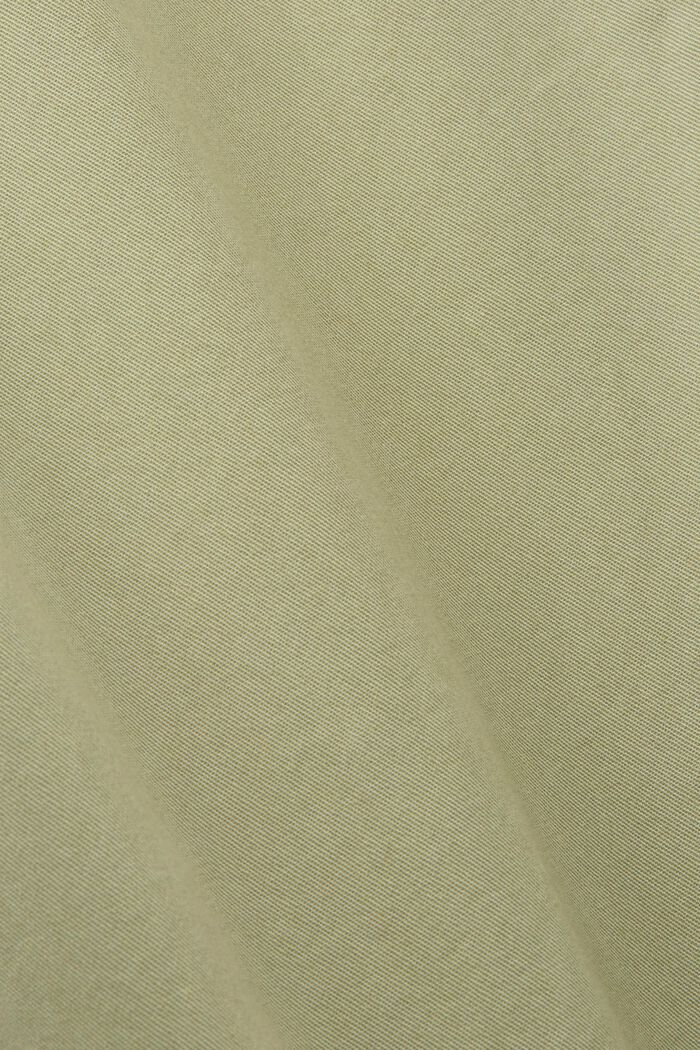 Hemdblusenkleid aus Baumwolle, LIGHT KHAKI, detail image number 5