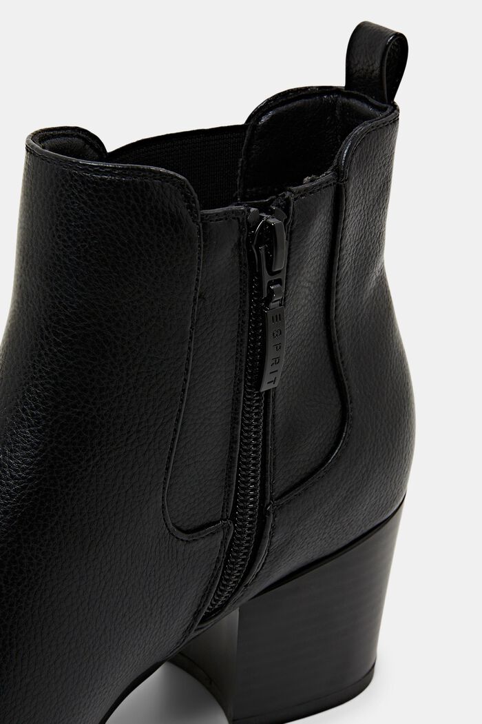 Boots aus veganem Leder, BLACK, detail image number 3
