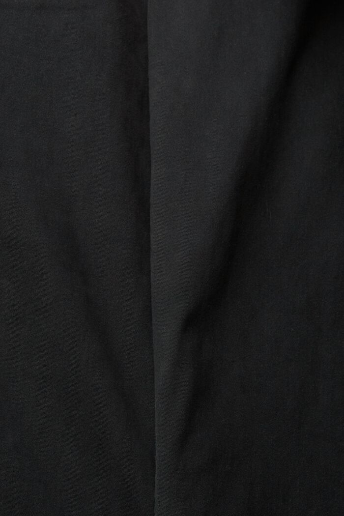 Chino en coton, BLACK, detail image number 4
