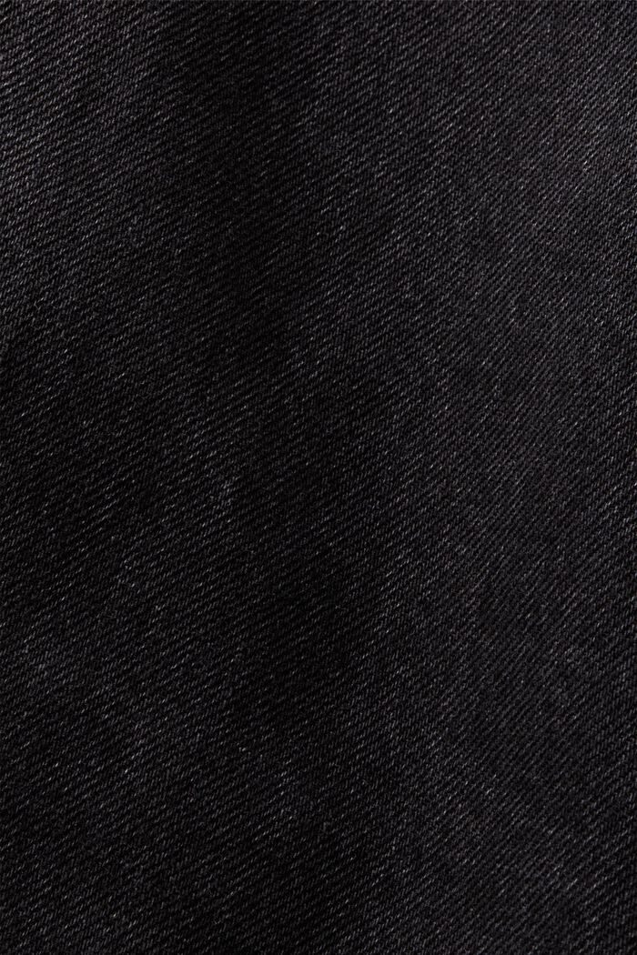 Mini-jupe en jean à ceinture asymétrique, BLACK MEDIUM WASHED, detail image number 7