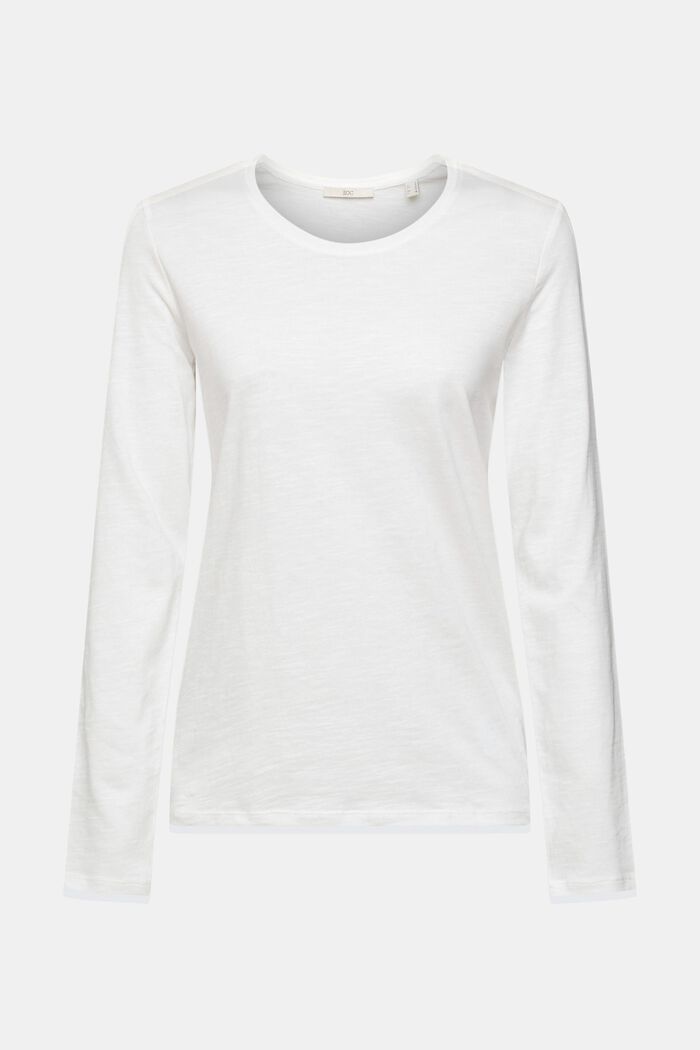 T-shirt à manches longues en coton, OFF WHITE, detail image number 2