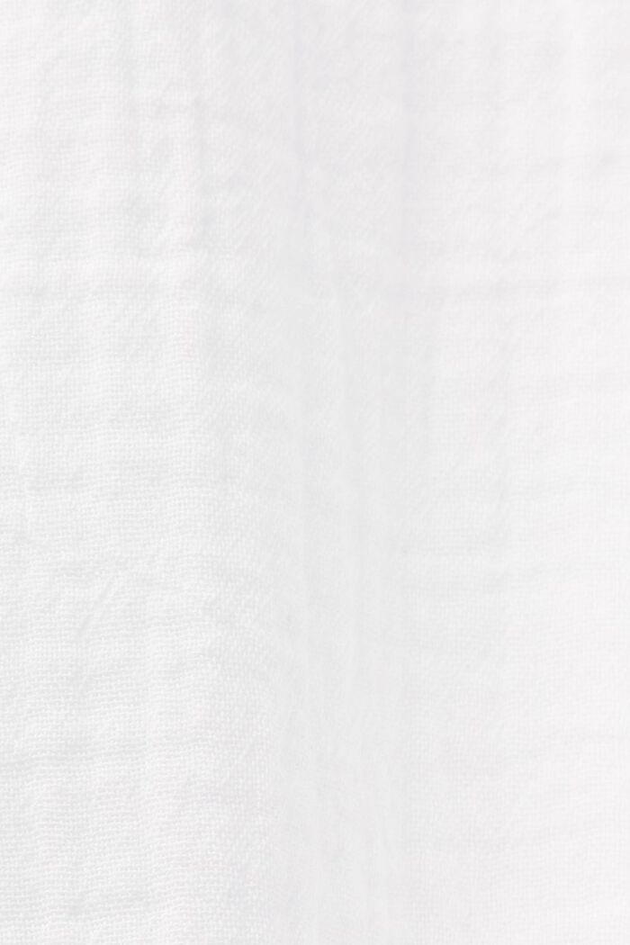 Robe tunique de plage, 100 % coton, WHITE, detail image number 4