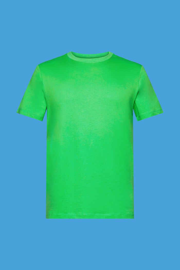 T-shirt en jersey à col ras-du-cou, GREEN, detail image number 6