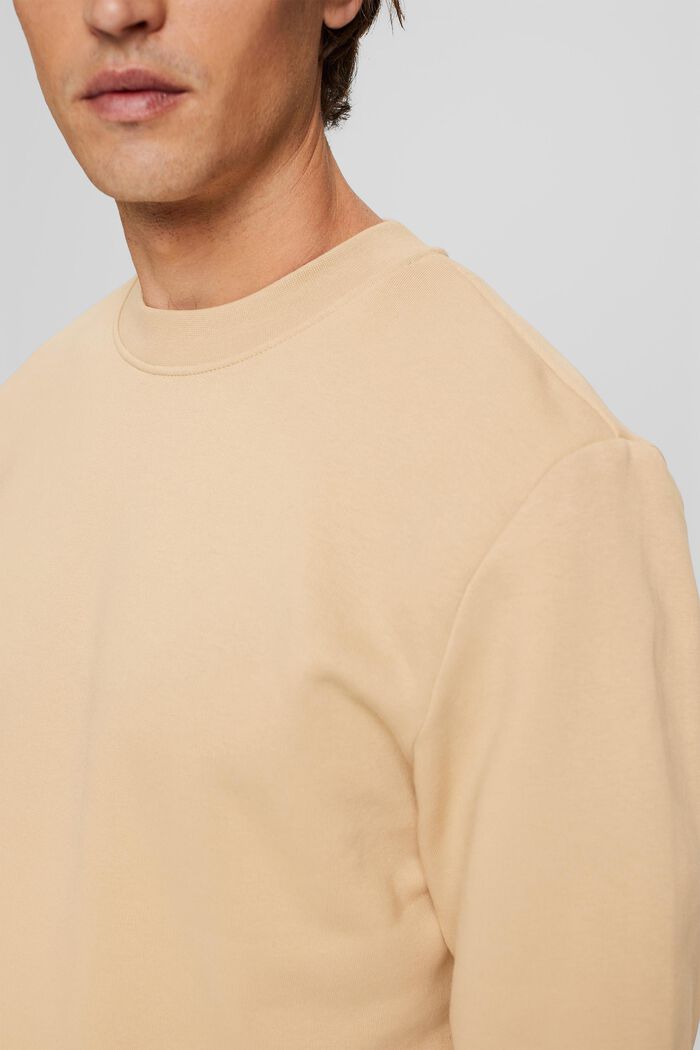 Sweatshirt mit Print aus Baumwoll-Mix, SAND, detail image number 2