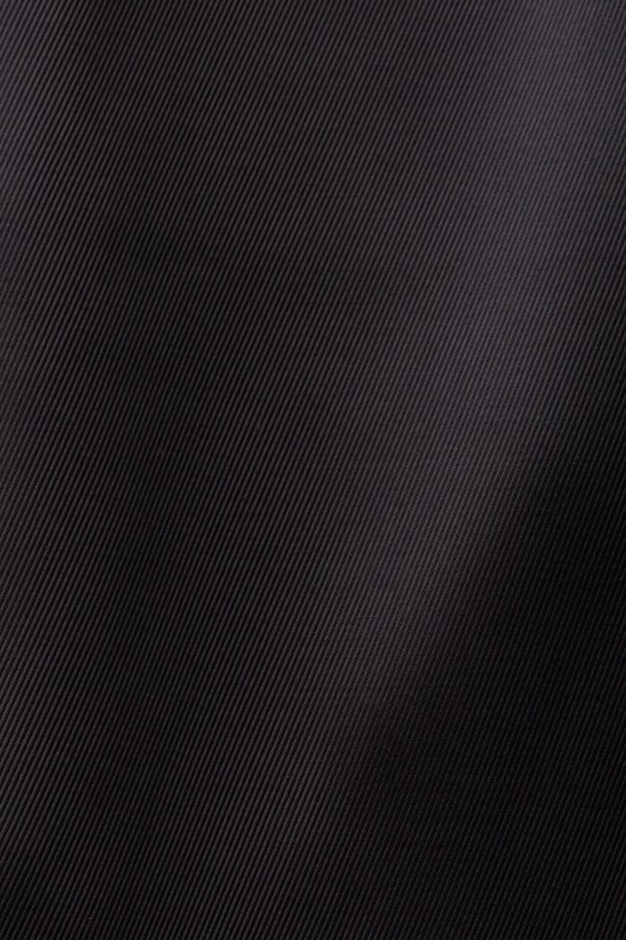 Jupe maxi longueur ceinturée en satin, BLACK, detail image number 6