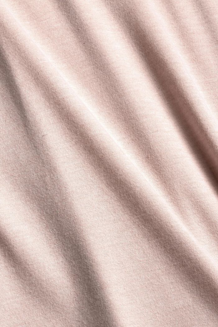 Samtiges Pyjama-Oberteil, 100% Bio-Baumwolle, OLD PINK, detail image number 1