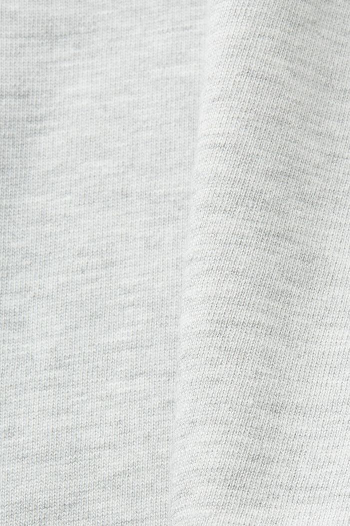 T-shirt en jersey avec poche ornée d’un imprimé, LIGHT GREY, detail image number 5
