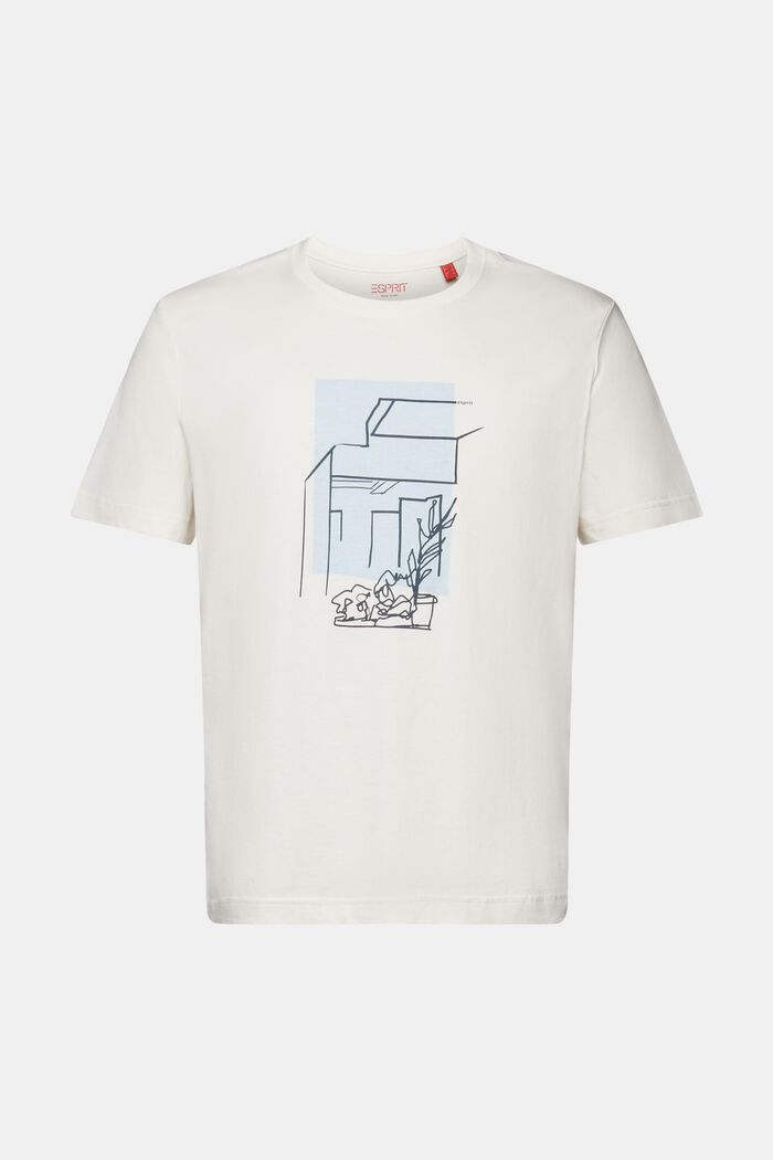 T-shirt à imprimé sur le devant, 100 % coton, ICE, detail image number 6