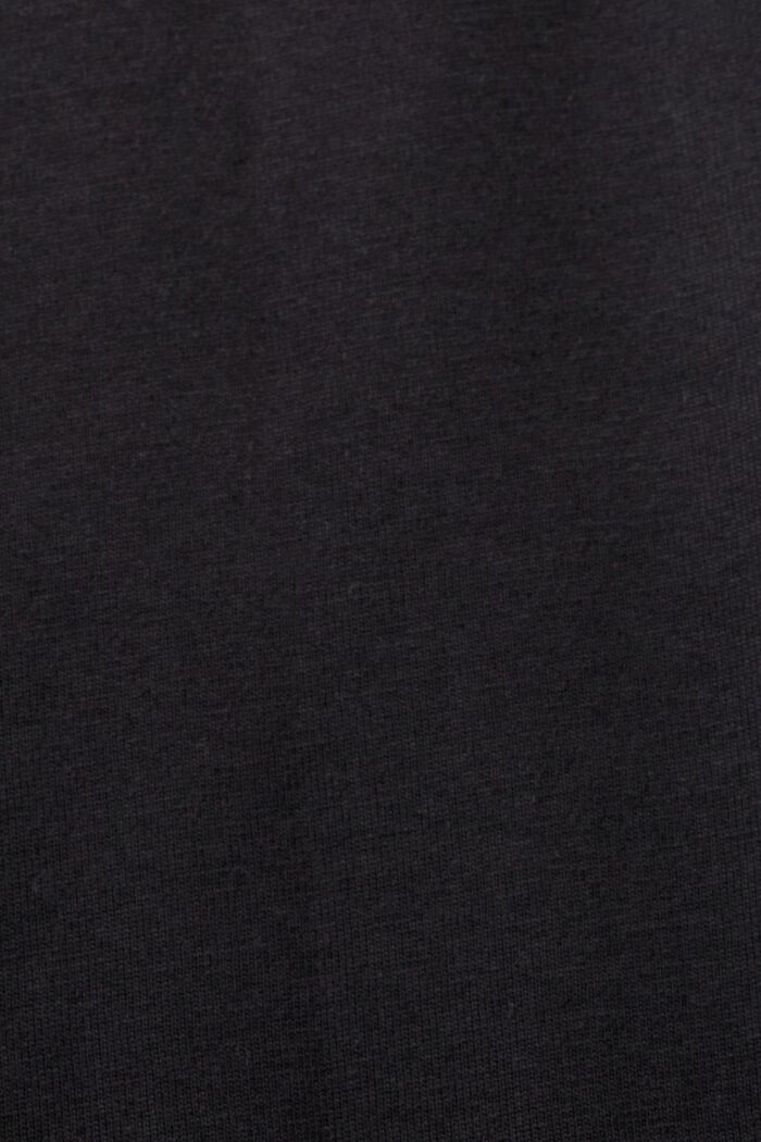 T-shirt à imprimé en coton biologique, BLACK, detail image number 5