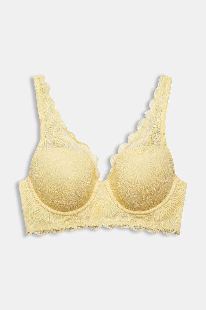 Bras with wire, LIGHT YELLOW, detail image number 1