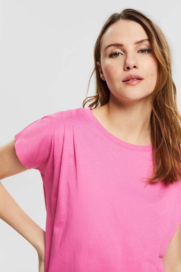 T-Shirt-Kleid aus 100% Organic Cotton, PINK, detail image number 5