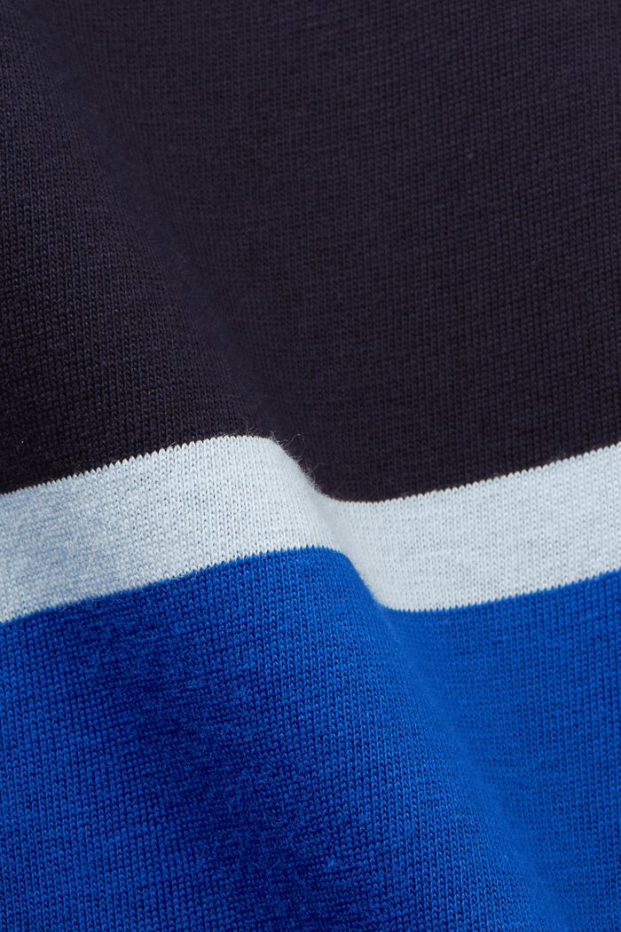 T-shirt rayé, 100 % coton, NAVY, detail image number 4