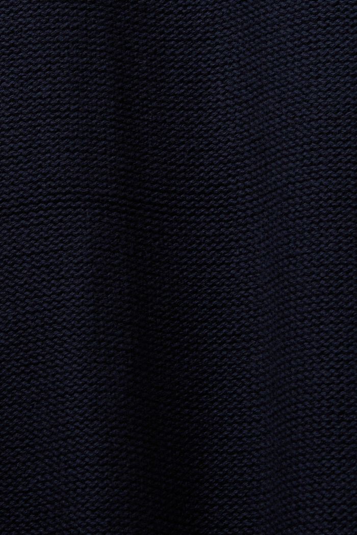 Cardigan long ouvert, 100 % coton, NAVY, detail image number 5