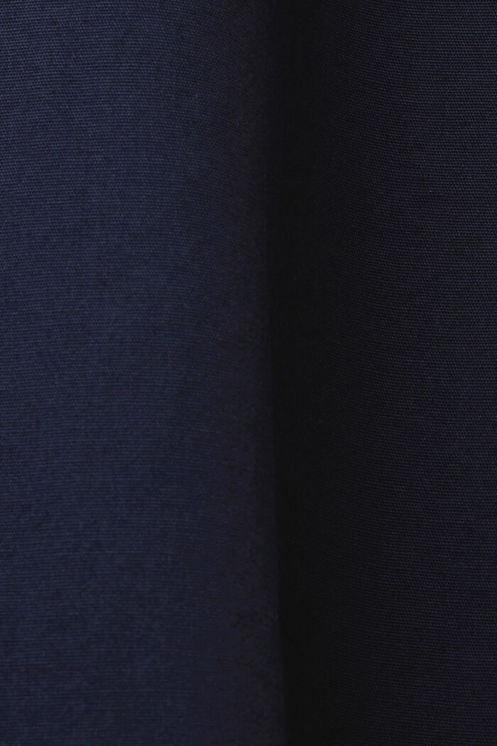 Baumwollhemd mit Stehkragen, NAVY, detail image number 4
