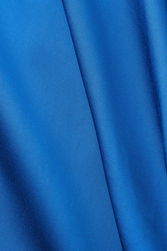 Jupe longueur midi en satin, BRIGHT BLUE, detail image number 4