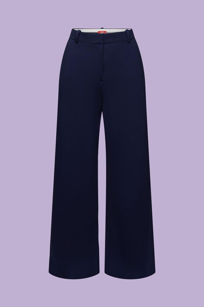 Pantalon en maille de coton biologique, BLUE RINSE, detail image number 6