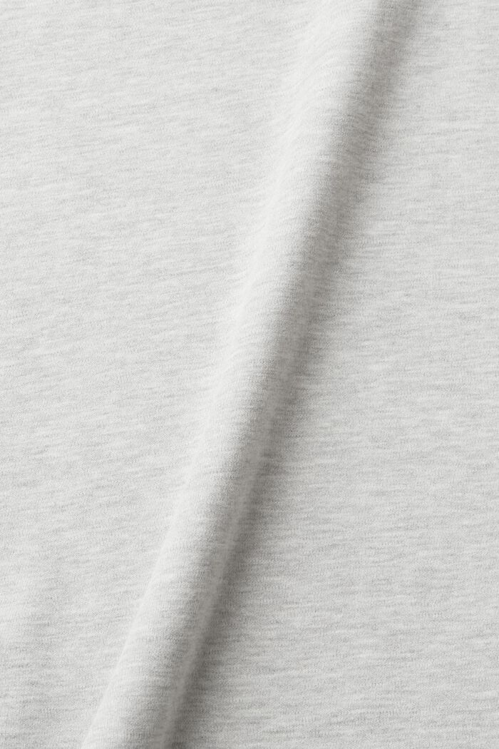 T-shirt à manches longues, coton mélangé, LIGHT GREY, detail image number 1