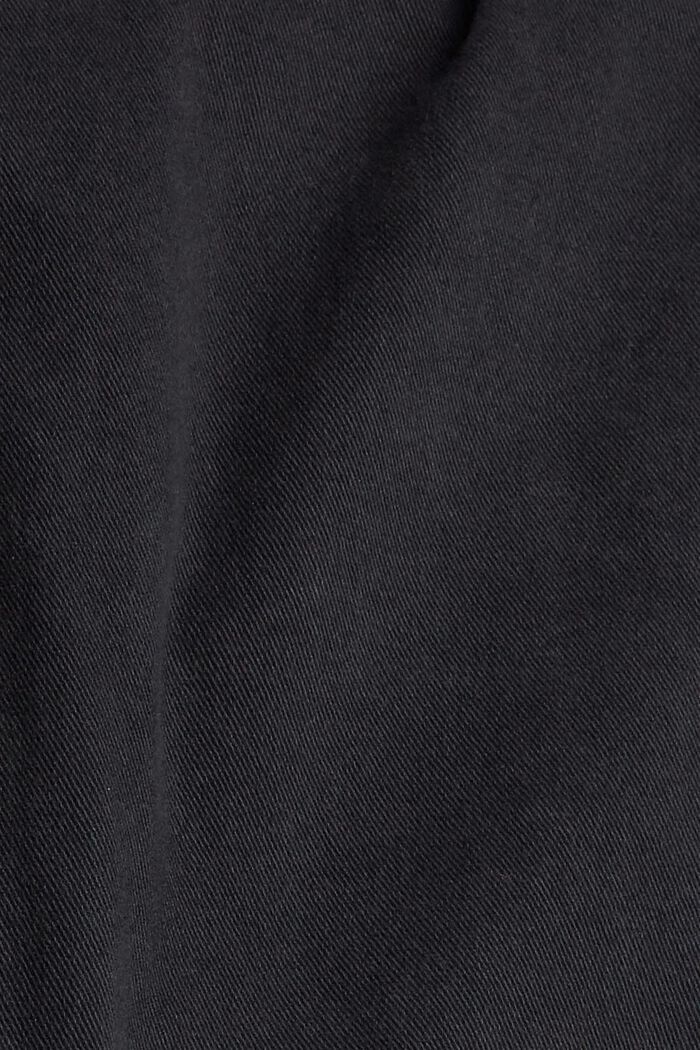 Stretch-Hose mit Zipper-Detail, BLACK, detail image number 1