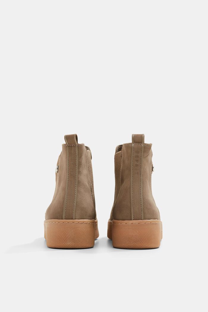 Chelsea Boots mit Plateausohle, TAUPE, detail image number 4
