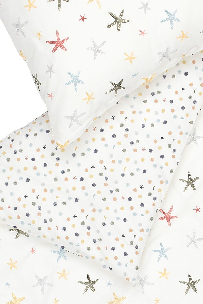 Linge de lit en tissu renforcé à motif étoiles de mer, MULTICOLOR, detail image number 3