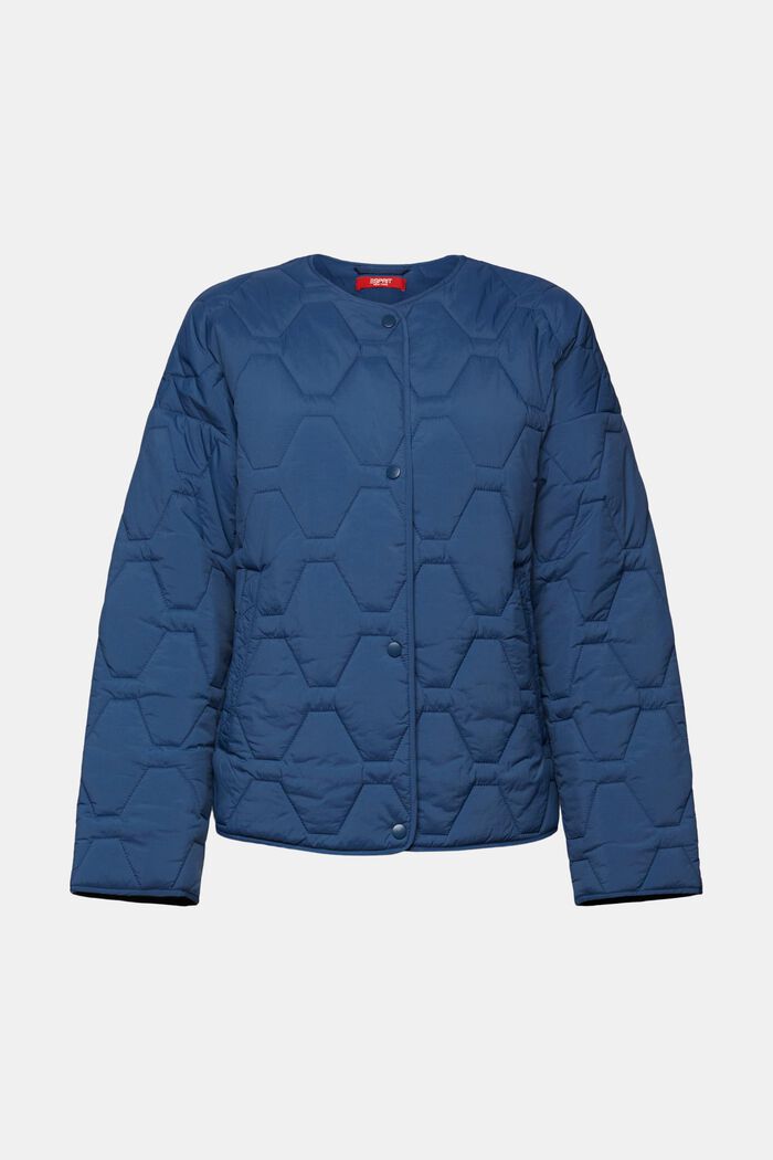 Recyclée : la veste matelassée légère, GREY BLUE, detail image number 5