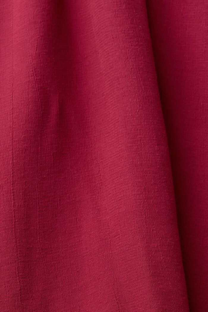 Bluse mit Spitzendetail, CHERRY RED, detail image number 5