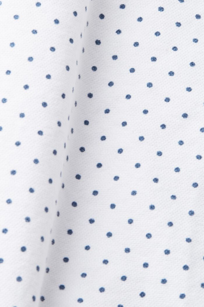 Button-Down-Hemd mit Print, WHITE, detail image number 6