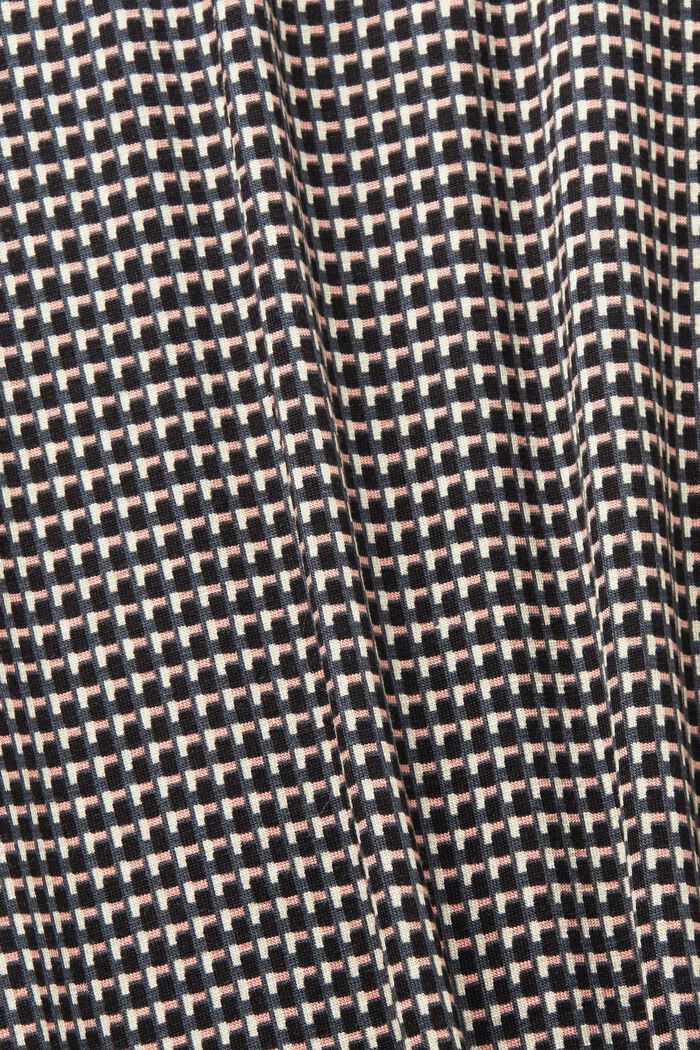 Chemise de nuit à motif all-over, BLACK, detail image number 4