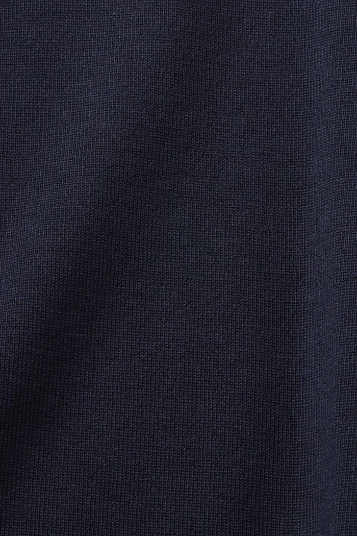 Pull-over à manches longues et col cheminée, NAVY, detail image number 5