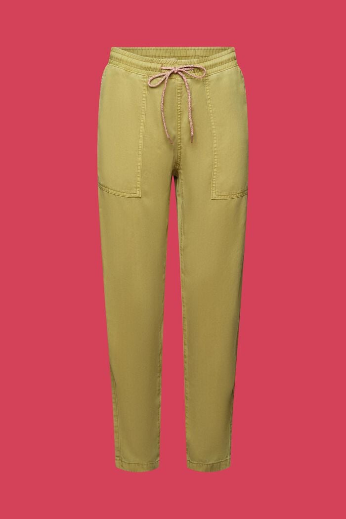 Pants mit elastischem Bund, PISTACHIO GREEN, detail image number 7