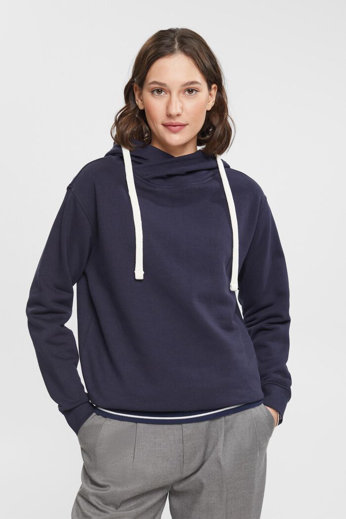 Hoodie-Sweatshirt, NAVY, detail image number 0