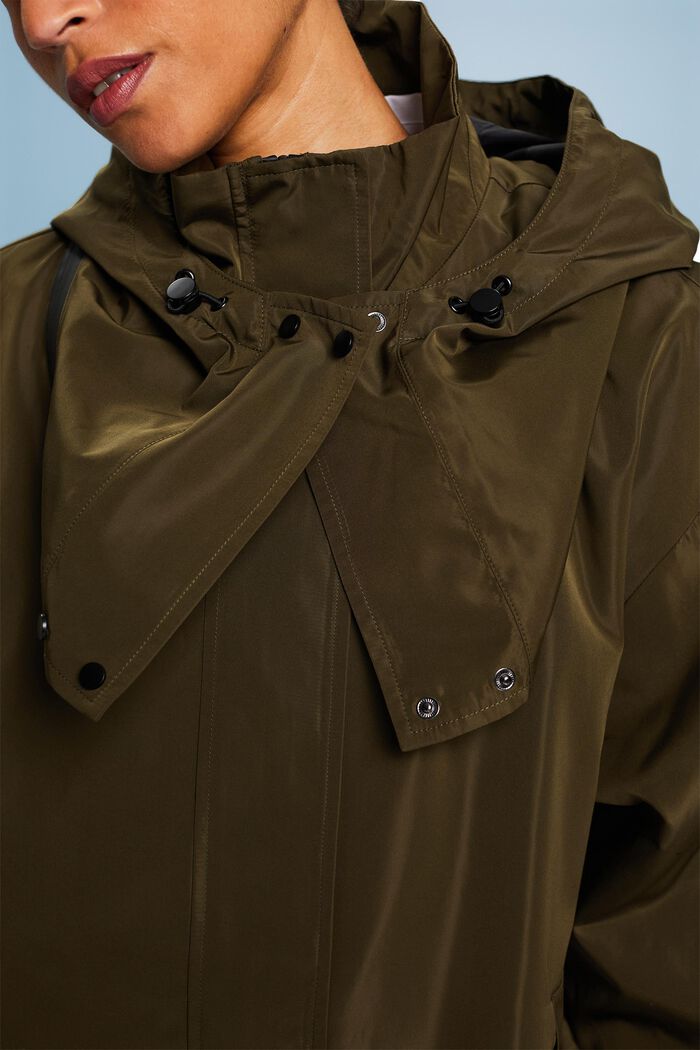 Manteau à capuche amovible, KHAKI GREEN, detail image number 1