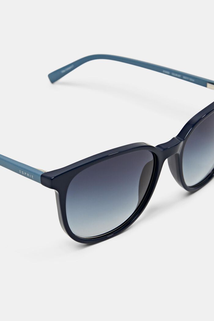 Eckige Sonnenbrille mit Verlaufsgläsern, NAVY BLUE, detail image number 0