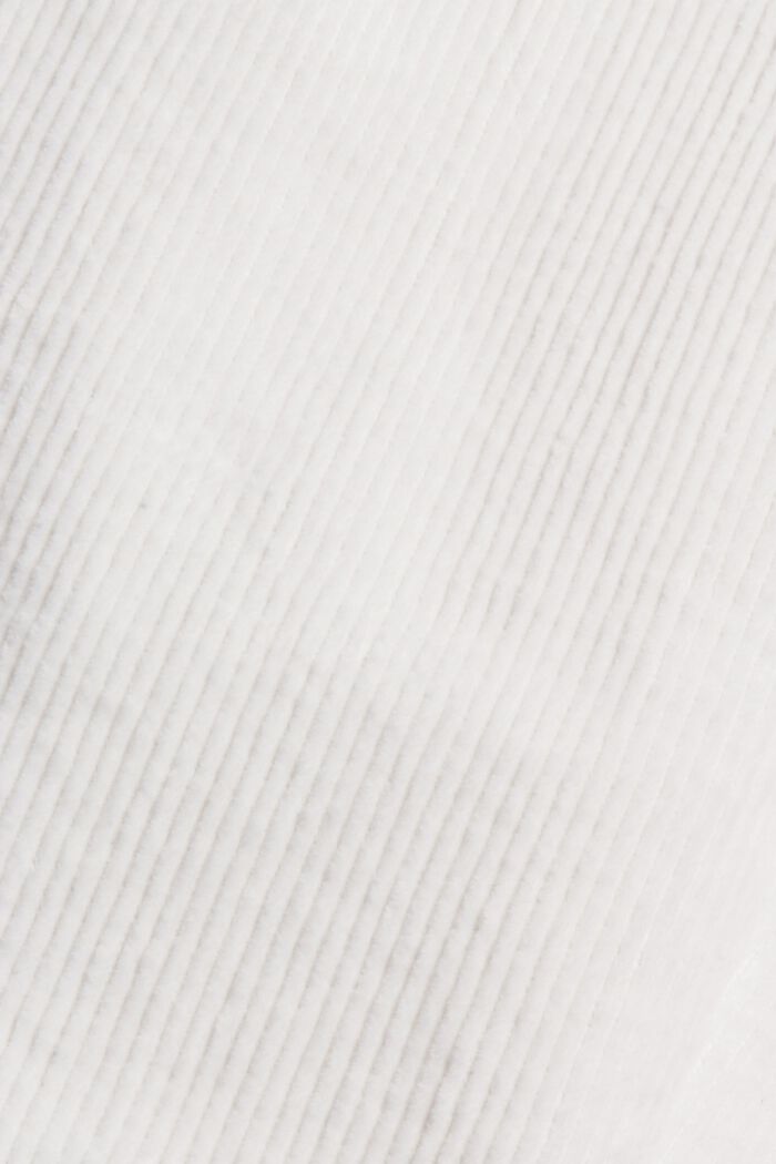 Pantalon en velours côtelé à braguette boutonnée, 100 % coton, ICE, detail image number 4