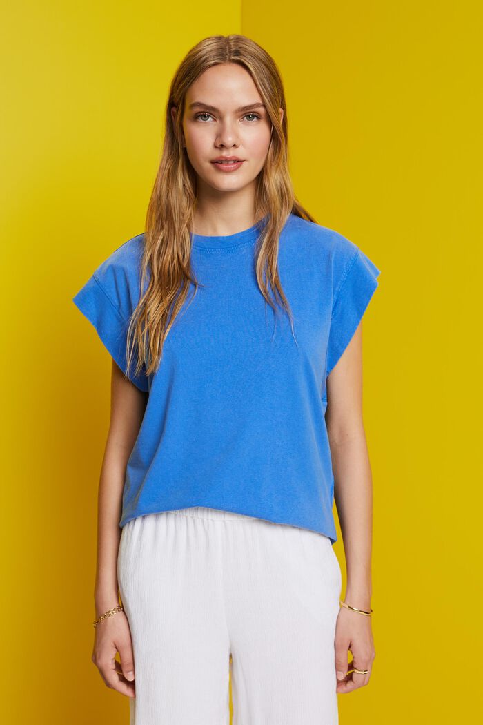 MATERNITY T-shirt à manches courtes chauve-souris, BRIGHT BLUE, detail image number 0