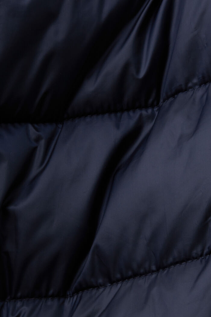 Recyclé : le manteau matelassé à capuche, NAVY, detail image number 5