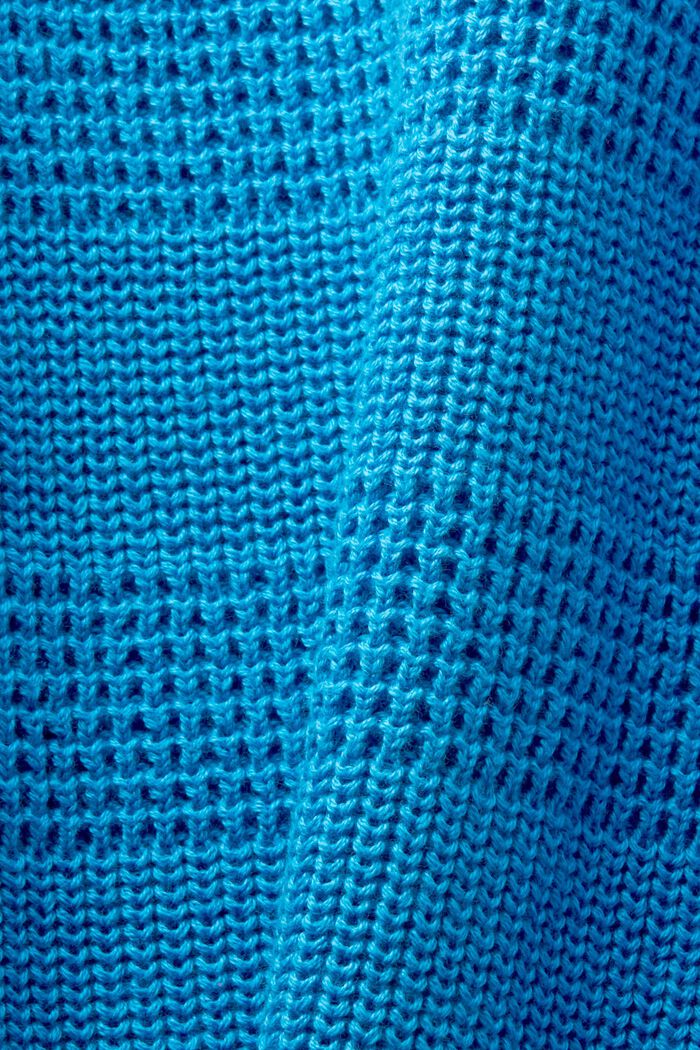 Strukturierter Strick-Cardigan, BLUE, detail image number 5