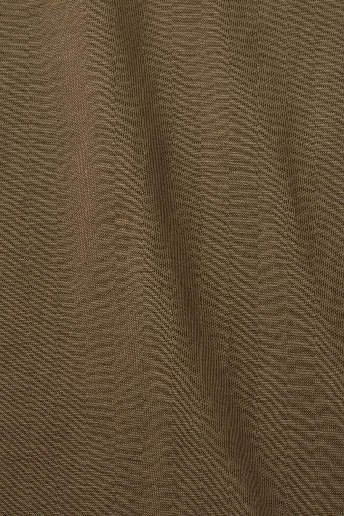 T-shirt ample, 100 % coton, KHAKI GREEN, detail image number 5
