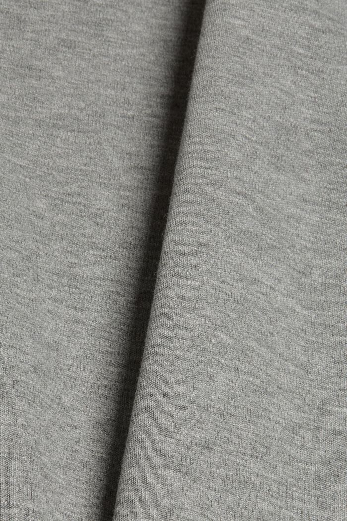 Pantalon de jogging en coton biologique mélangé, MEDIUM GREY, detail image number 4