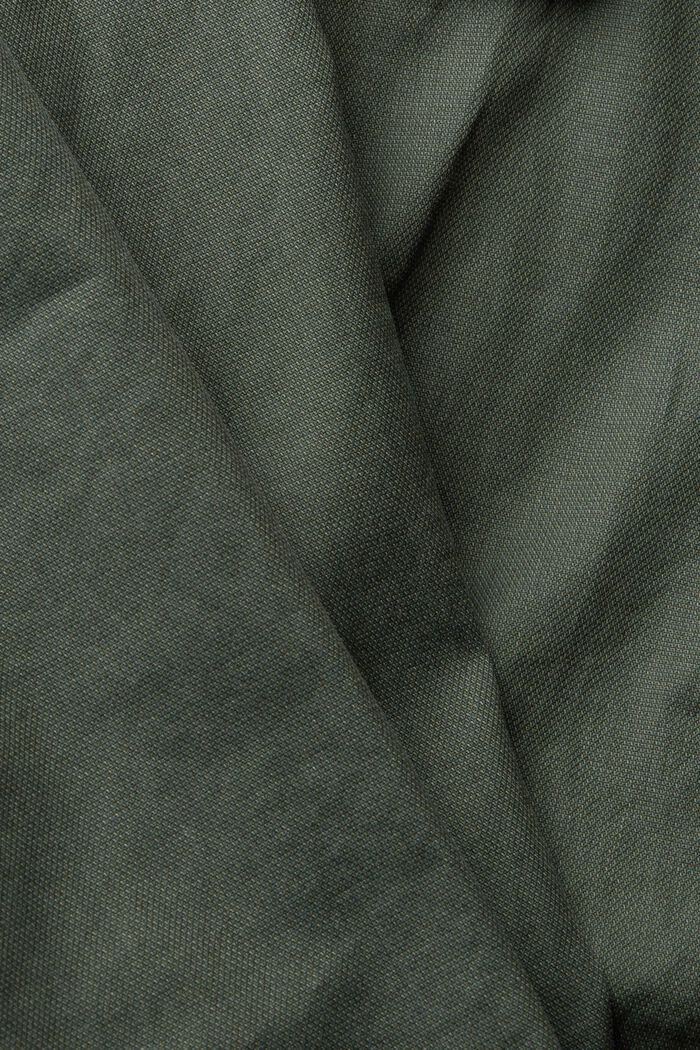 Baumwoll-Hemd mit Brusttasche, KHAKI GREEN, detail image number 4
