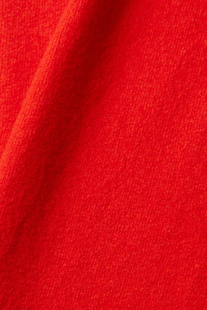 Pull sans manches en laine mélangée, RED, detail image number 1