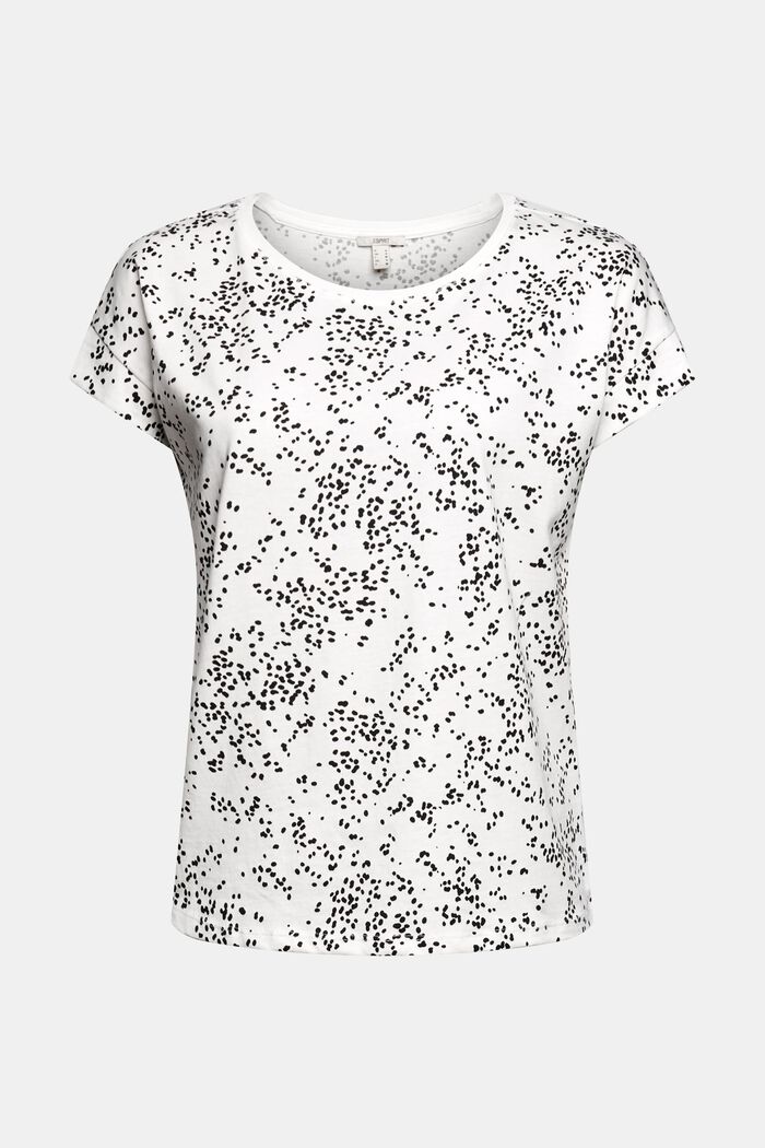 T-shirt à imprimé, 100 % coton, OFF WHITE COLORWAY, detail image number 6