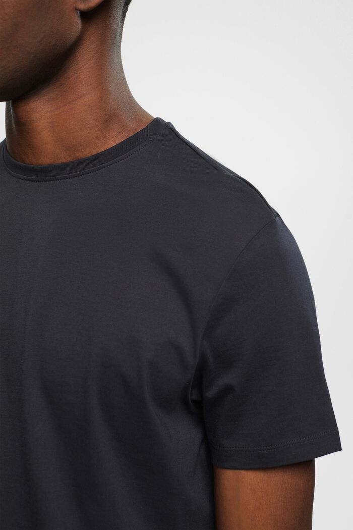 T-shirt de coupe Slim Fit en coton Pima, BLACK, detail image number 2