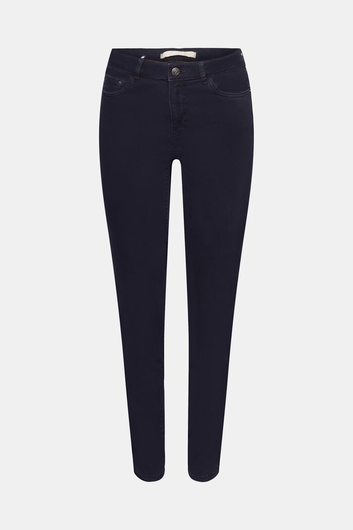Pantalon taille mi-haute coupe Skinny Fit, NAVY, detail image number 7