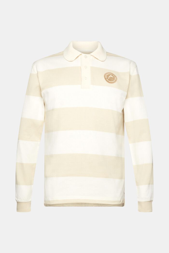 Gestreiftes Rugby-Polo, OFF WHITE, detail image number 6